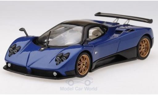 Modelauto Pagani Zonda F metallic blauw 2006 1/43 TrueScale Miniatures