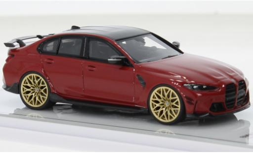 Modelauto Bmw M3 m-performance (G80) metallic rood 1/43 TrueScale Miniatures
