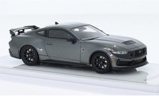 Modelauto Ford Mustang Dark Horse Cheval metallic grijs 2024 1/43 TrueScale Miniatures