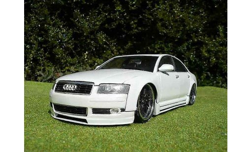 Audi A8 berline 1/18 Motormax dub wit modelauto