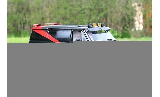 Chevrolet Van fourgon 1/18 Highway 61 agence tous risques - the a-team modelauto