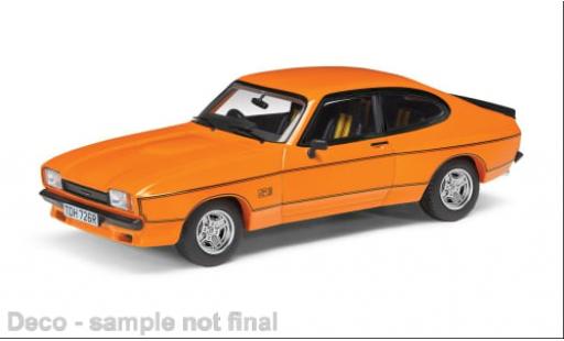 Modelauto Ford Capri 3.0S MK II 3.0 S X-Pack oranje RHD 1977 1/43 Vanguards