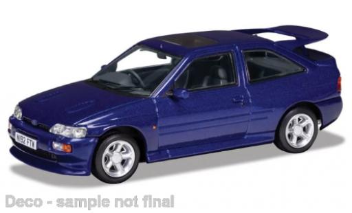 Modelauto Ford Escort Cosworth RS metallic blauw RHD 1993 1/43 Vanguards