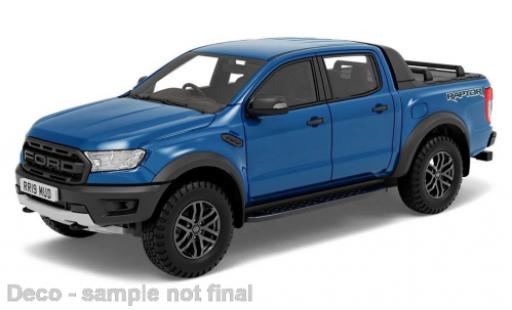Modelauto Ford Ranger Raptor metallic blauw RHD 1/43 Vanguards