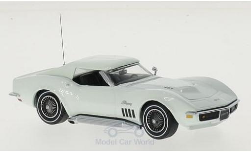 Modelauto Chevrolet Corvette Coupe (C3) wit 1969 1/43 Vitesse