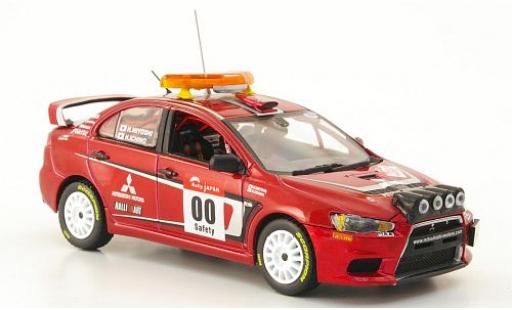 Modelauto Mitsubishi Lancer Evolution X Evo Rally Japan 2007 Safety-Car H.Miyoshi/H.Ichino 1/43 Vitesse