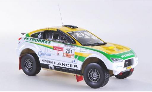 Modelauto Mitsubishi Racing Lancer Base No.201 Rally dos Sertoes 2012 G.Spinelli/H.Youssef 1/43 Vitesse