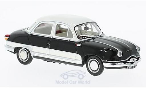 Modelauto Panhard Dyna Z12 Grand Standing zwart/beige 1957 1/43 Vitesse