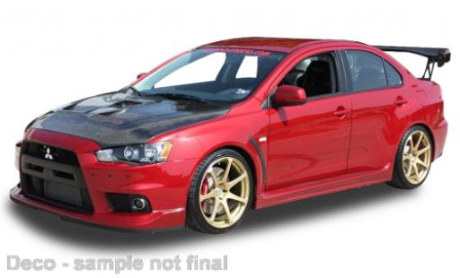 Modelauto Mitsubishi Lancer Evolution X metallic rood 1/43 Vitesse