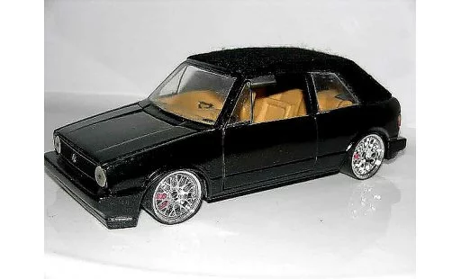 Volkswagen Golf Cabriolet 1/18 Sun Star zwart jantes bbs german look modelauto