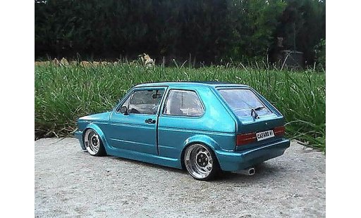 Volkswagen Golf GTI 1/18 Solido swap 16s de 1982 modelauto