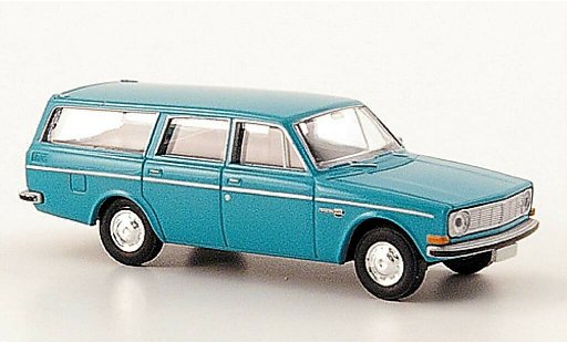 Volvo 145 Base 1/87 Brekina Stationwagen turquoise modelauto