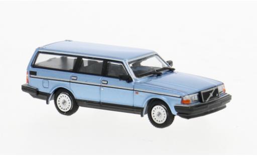 Modelauto Volvo 240 GL Stationwagen blauw 1/87 Minichamps