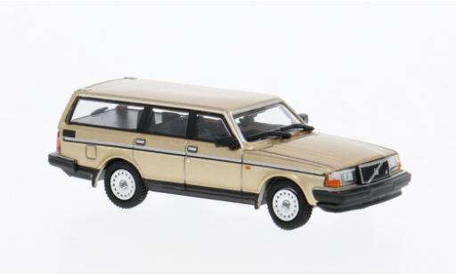 Modelauto Volvo 240 GL Stationwagen gold 1/87 Minichamps