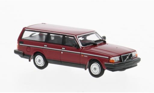 Modelauto Volvo 240 GL Stationwagen rood 1/87 Minichamps