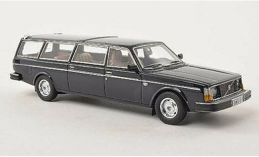 Volvo 245 Base 1/43 Matrix Transfer blauw modelauto