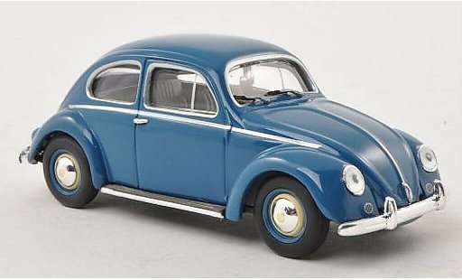 Volkswagen 1200 Base 1/43 Minichamps Kafer blauw 1953 modelauto