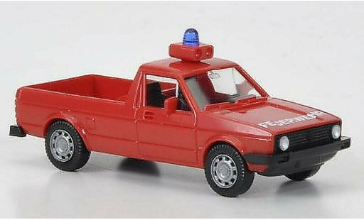 Volkswagen Caddy Base 1/87 Wiking I Brandweer met Tragkraftspritze modelauto