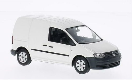 Volkswagen Caddy Base 1/43 Minichamps wit 2004 modelauto