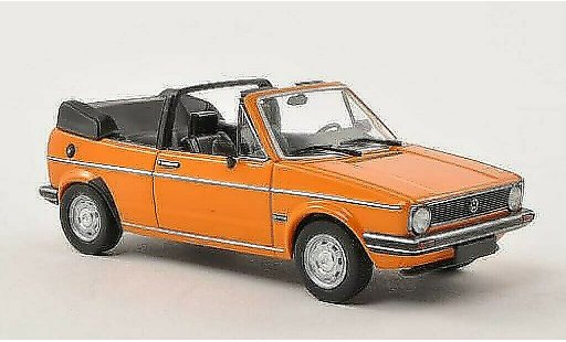 Volkswagen Golf Cabriolet 1/43 Minichamps GL oranje 1980 modelauto