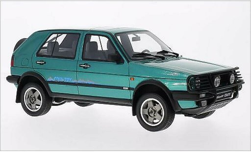 Volkswagen Golf Country 1/18 Ottomobile metallic groen modelauto