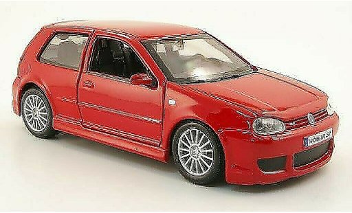 Volkswagen Golf R32 1/24 Maisto rood 2006 modelauto