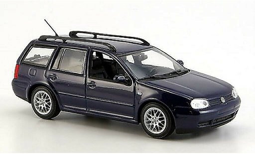 Volkswagen Golf Variant 1/43 Minichamps blauw 1999 modelauto