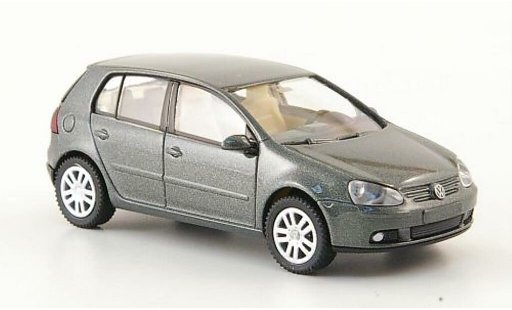 Volkswagen Golf Base 1/87 Wiking grijs-groen 5-Turer 2003 modelauto