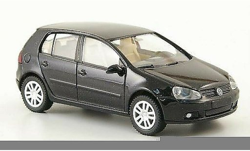 Volkswagen Golf Base 1/87 Wiking zwart 5-Turer 2003 modelauto
