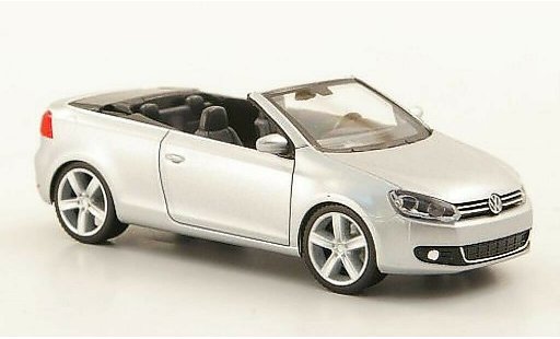 Volkswagen Golf Cabriolet 1/87 Herpa Cabrio grijs 2011 modelauto