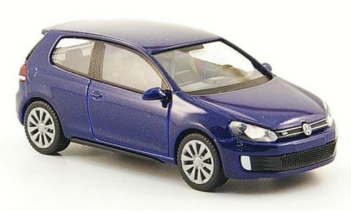Volkswagen Golf GTI 1/87 Wiking GTD blauw modelauto