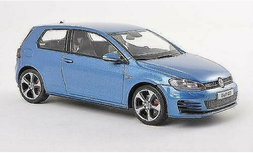 Volkswagen Golf GTI 1/43 Herpa blauw 3-Turer modelauto