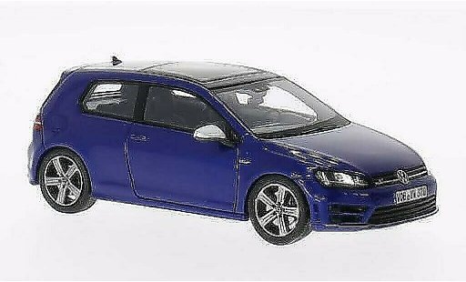Volkswagen Golf R 1/43 Spark blauw 3-Turer modelauto
