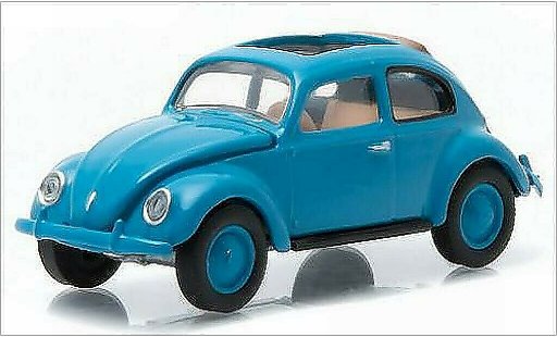 Volkswagen Kafer Base 1/64 Greenlight blauw 1946 modelauto