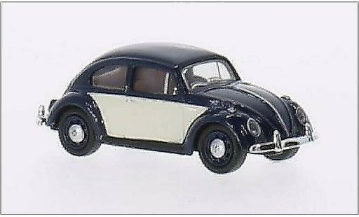 Volkswagen Kafer Base 1/87 Schuco blauw/wit modelauto