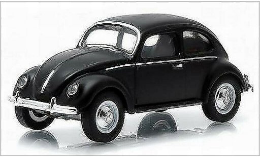 Volkswagen Kafer Base 1/64 Greenlight mat-zwart 1952 modelauto