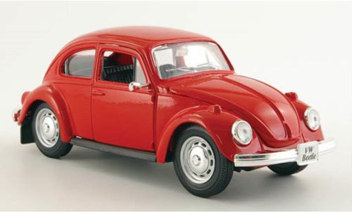 Volkswagen Kafer Base 1/24 Maisto rood 1973 modelauto