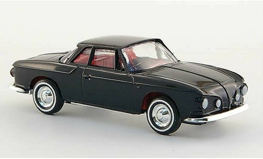 Volkswagen Karmann Ghia Coupe 1/87 Busch Ghia 1600 zwart modelauto