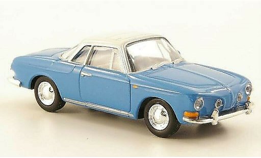 Volkswagen Karmann Ghia Base 1/87 Herpa Ghia II blauw/wit modelauto