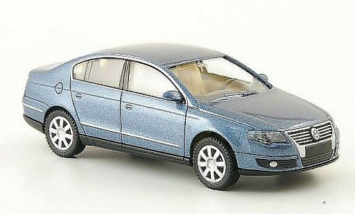 Volkswagen Passat B6 1/87 Wiking blauwgrijs 2005 modelauto