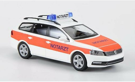Volkswagen Passat B7 1/87 Wiking Variant Notarzt modelauto