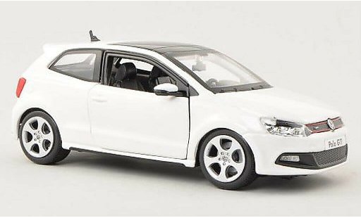 Volkswagen Polo GTI 1/24 Burago V wit modelauto