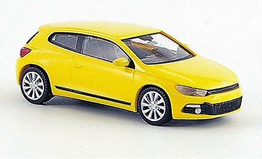 Volkswagen Scirocco Base 1/87 Wiking III geel 2008 modelauto