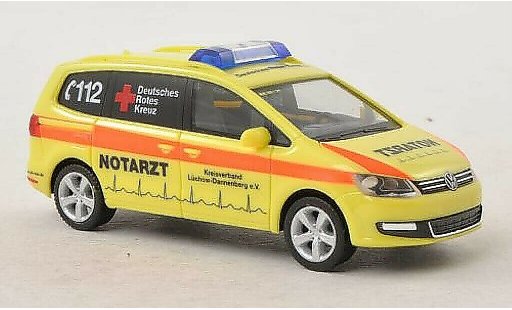 Volkswagen Sharan Base 1/87 Herpa DRK Luchow - Notarzt modelauto