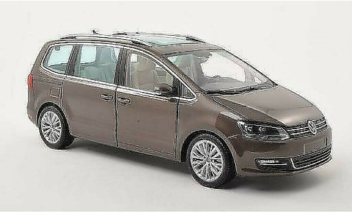 Volkswagen Sharan Base 1/18 Minichamps II bruin 2010 modelauto