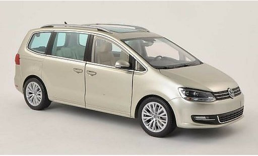 Volkswagen Sharan Base 1/18 Minichamps II grijs-beige 2010 modelauto