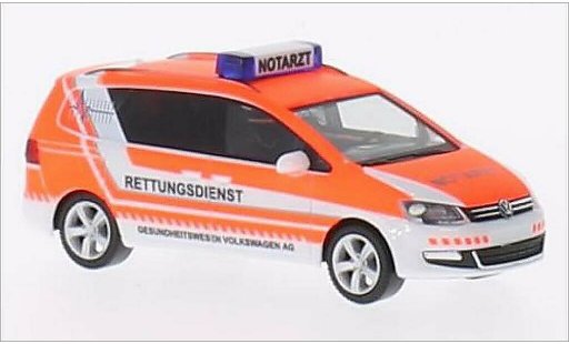 Volkswagen Sharan Base 1/87 Herpa AG Gesundheitswesen modelauto