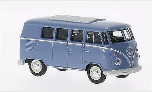 Volkswagen T1 Base 1/64 Schuco Bus blauw modelauto