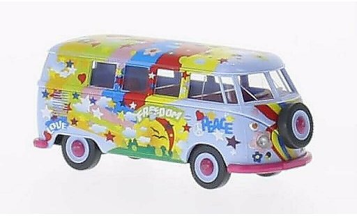 Volkswagen T1 Base 1/87 Wiking Bus Flower Power modelauto