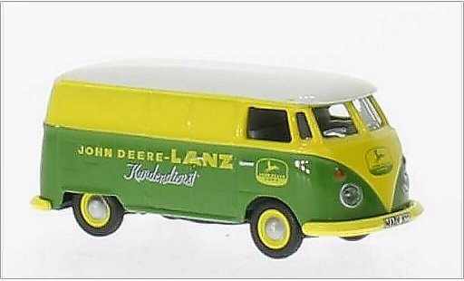 Volkswagen T1 Base 1/87 Schuco bestelwagen John Deere- Lanz Kundendienst modelauto
